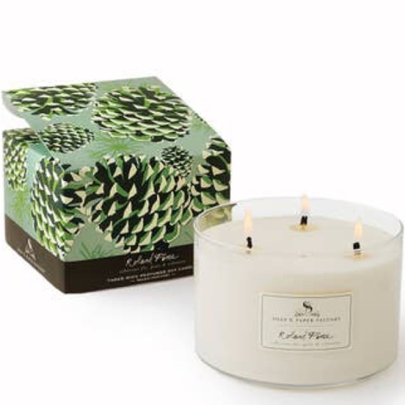 ❤️BUY 5 GET 3 FREE  ROLAND PINE LARGETHREE WICK CANDLE - Picture 3 of 8